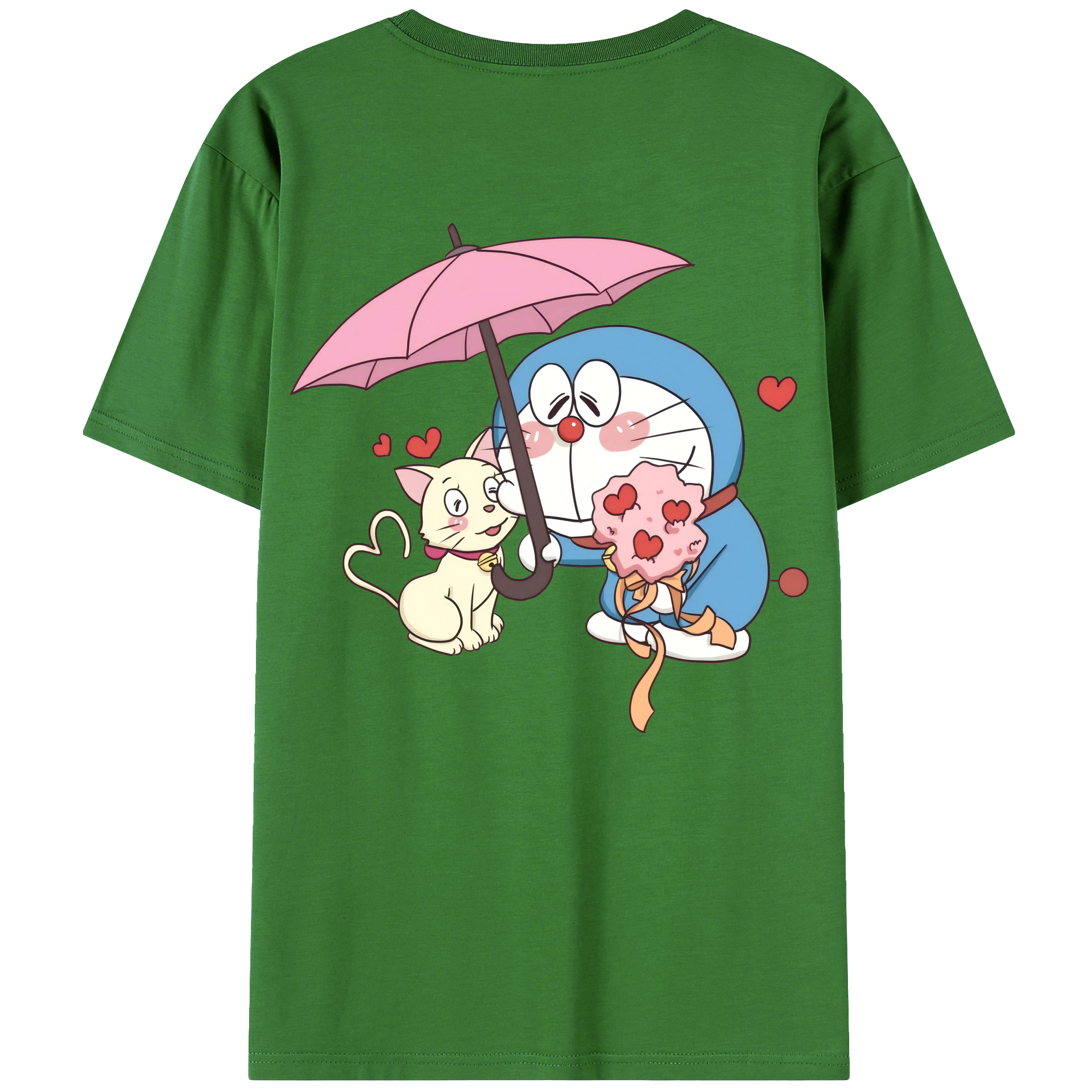 （画像用） ドラえもん Doraemon レディース半袖Tシャツ(バックプリント)